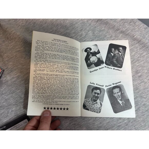 Country Music Picture Album & Information Encyclopedia Book Paperback 1960s - Picture 5 of 6